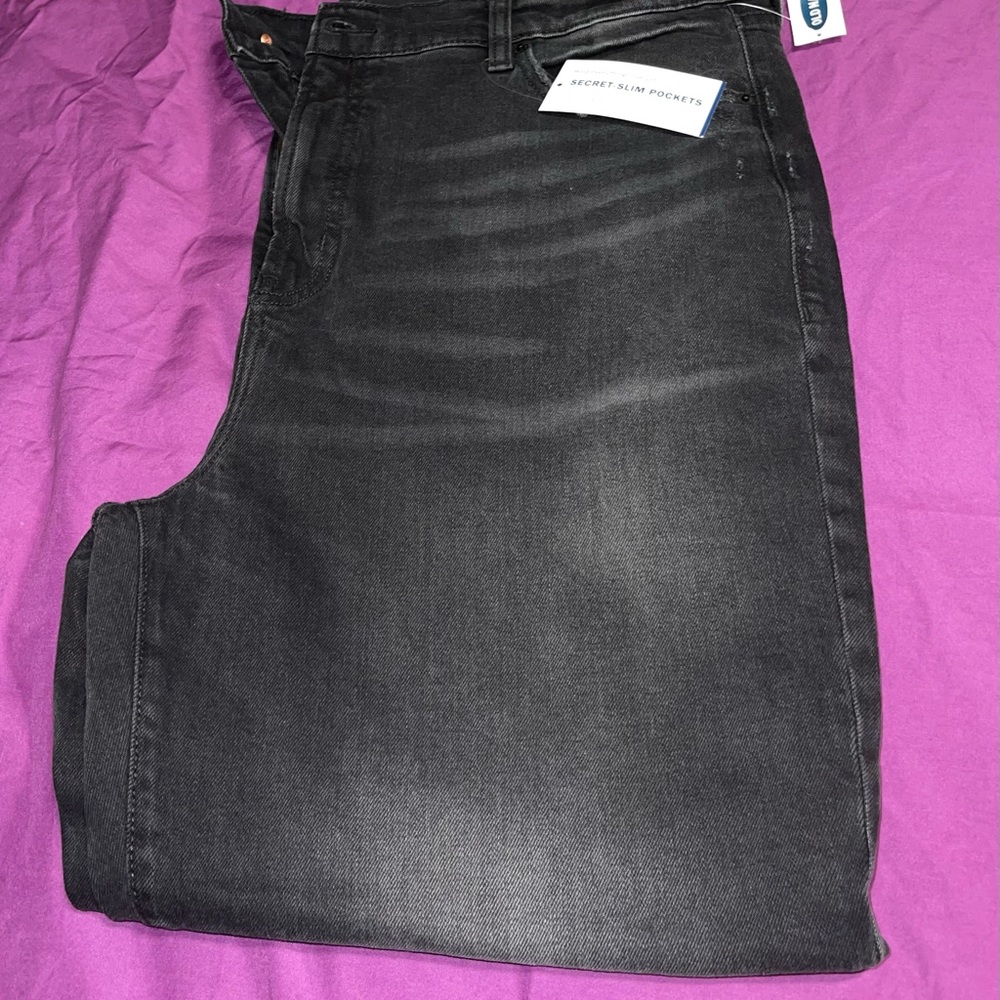 Black Denim plus size Old Navy jeans - Picture 5 of 6